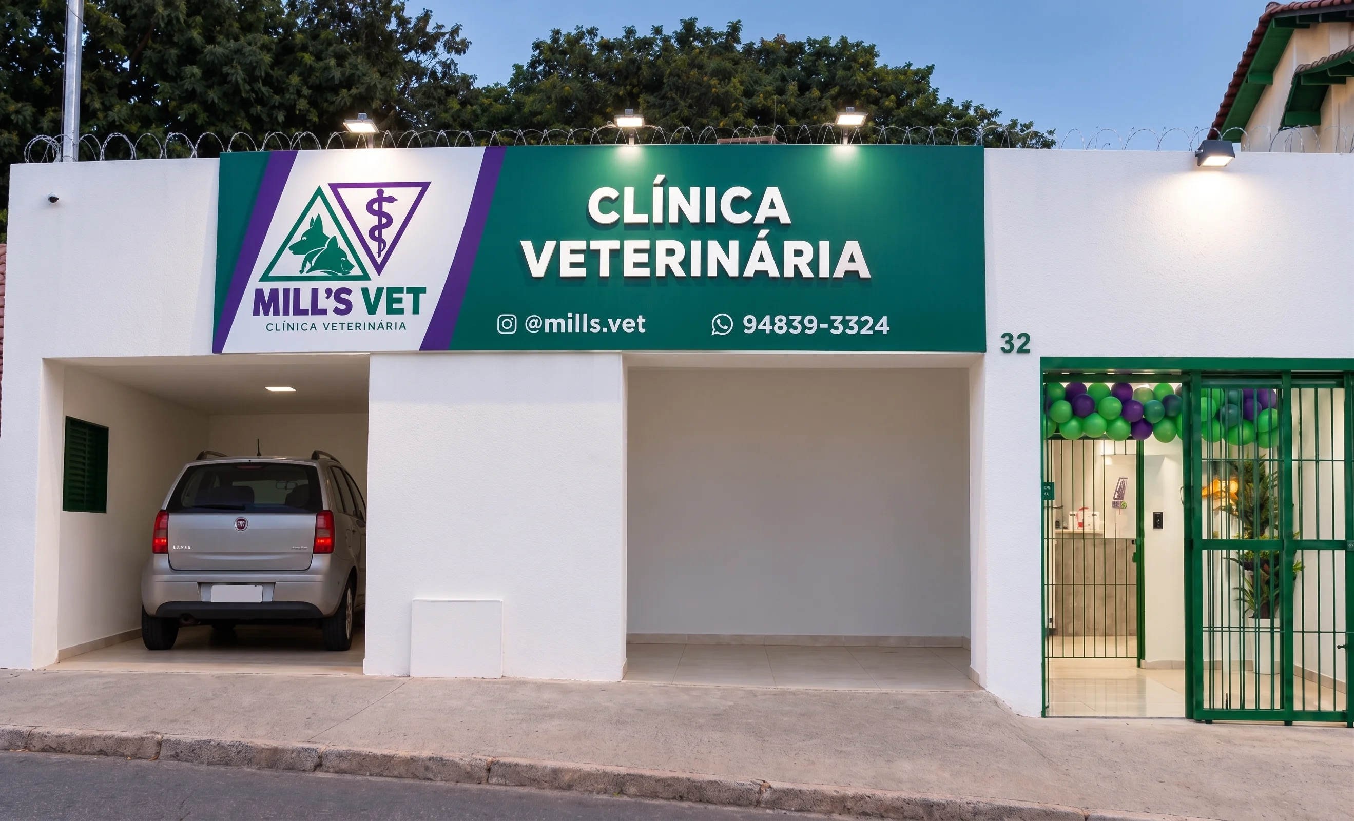 Fachada da Mill'S VET em Itaquera