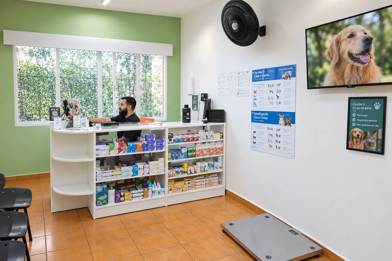 Recepção da Mill'S VET
