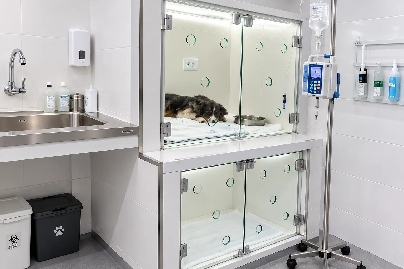 Sala de internação da Mill'S VET